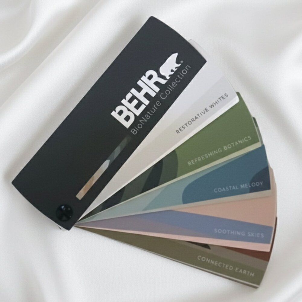 BEHR BioNature Collection Paint Color Swatch Book Fan Deck